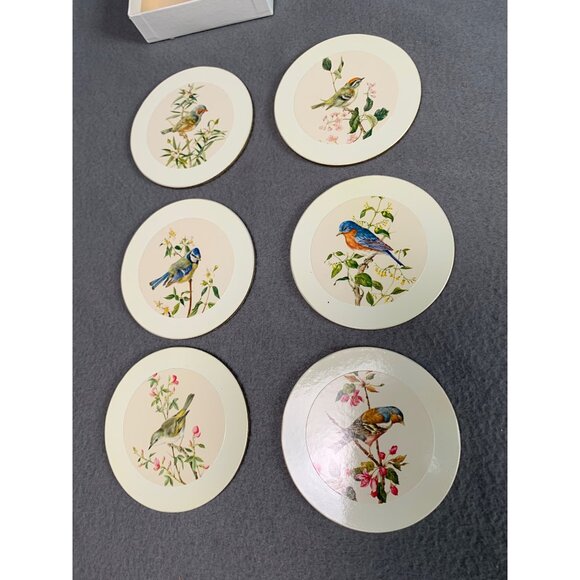 Sheraton Birds by A. Marlan Coasters Set of 6 - Picture 3 of 8